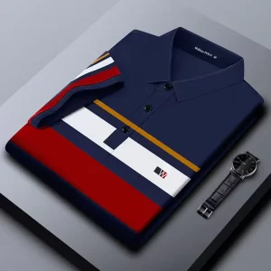 Custom Man Polo Shirt Embroidered Design High Quality Plus Size Short Sleeve Polo for Men Stylish
