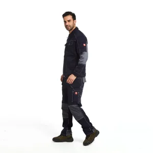 Custom Mechanic Workwear Utility Cargo Jacket+Pants Sets Factory Workshop Labor Protection Reinforced Work Suit