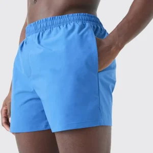 Custom Men Breathable Quick Dry Beach Shorts Swimwear Solid Lightweight Quick Drying Swimming Shorts for Men