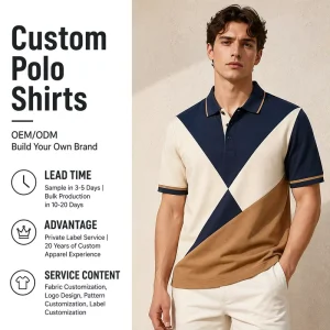 Custom Men Polo Shirt Color Block Short Sleeve Casual Golf Tennis Cotton Pique OEM ODM Summer Sports Uniform Top