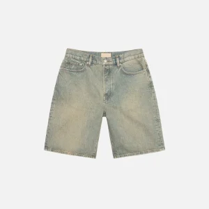 Custom Men Streetwear Carpenter Shorts Fashion Baggy Men’s Jorts Sun Fading Work Half Pants Loose Carpenter Denim Jean Shorts