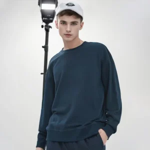 Custom Men’s 3D Printed Sweatshirt, Breathable Sports Clothing, Embroidered Fringe Design, Spring