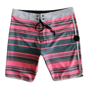 Custom Men’s Board Shorts Recycled Beach Shorts with Animal and Letter Sublimation Printed Swimwear