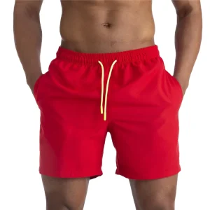 Custom Men’s Casual Stretch Beach Shorts Surfing Board Printed Swimwear for Beach or Pool Surfing