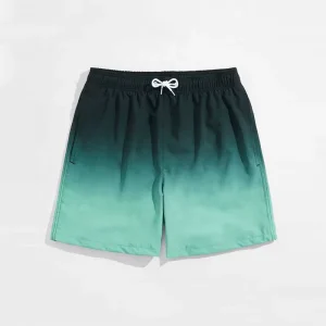 Custom Men’s Color Changing Beach Shorts High-Quality Quick-Dry Swim Shorts Must-Have for Beach Vacations