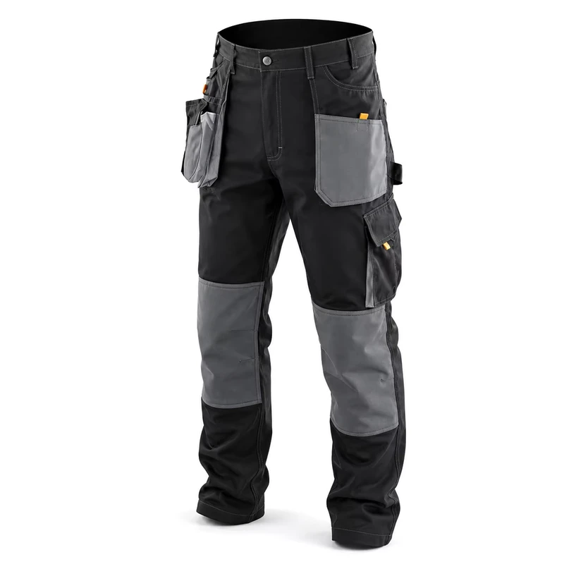 Custom Men’s Durable Cotton Cargo Work Pants Breathable Multi Pocket Uniform for US & EU Sizes Workwear Uniform