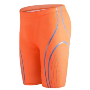 Custom Mens Fast Skin Sublimation Swim Trunks Men Spandex Water Sport Swimming Shorts