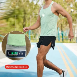 Custom Men’s Gym Activewear Lightweight Knitted Workout Clothes Plus Size Fitness Tank Top and Vests for Sports Wear