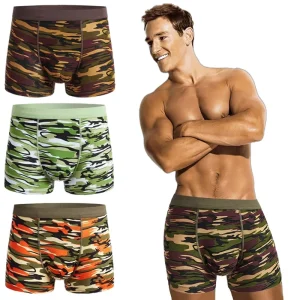 Custom Men’s High Quality Breathable Quick Drying Knitted Printed Boxer Briefs Beachwear Sports Swimwear