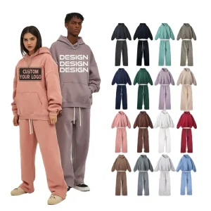 Custom Men’s Hoodies Tracksuit Print Logo 100% Cotton Oversized Plus Size Unisex Pullover Hoodies Sweatshirt for Men