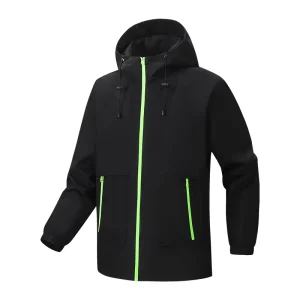 Custom Men’s Jacket Taslon Lightweight Hooded Waterproof Jacket Raincoat Windbreaker Outdoor Jackets for Men Plus Size Jackets