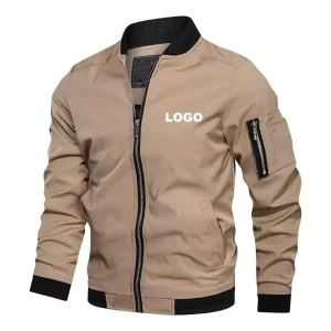 Custom Men’s Jacket Windproof Autumn Long Sleeve Casual Plus Size Men’s Jackets