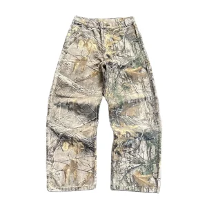 Custom Men’s Jeans Loose Fit Printed Camouflage Plus Size Washed