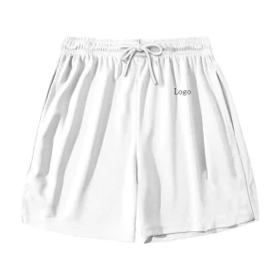 Custom Men’s Jogging Shorts Mid-waist Solid Color Polyester-cotton Waterproof Breathable and Quick-drying