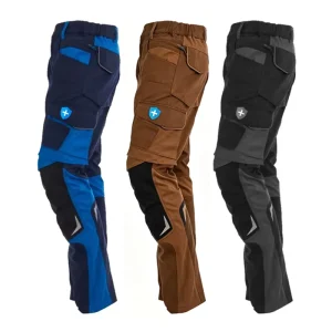 Custom Men’s Multi Pockets Construction Work Trousers Stretch Breathable Workwear Pants