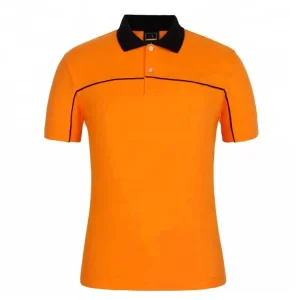 Custom Men’s Orange Polo Shirts