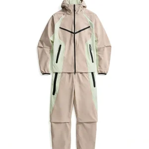 Custom Men’s Outdoor Sweat Suit Stretchy Fabric Paneled Lightweight Breathable Windbreak Eco-Friendly Plus Size Quick Dry