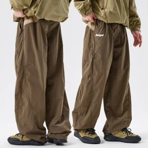 Custom Men’s Outdoor Water Repellent Nylon Quick Dry Running Hiking Pants Loose Casual Active Cargo Pants
