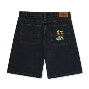 Custom Men’s Oversized Streetwear OEM Ripped Distressed Embroidery Baggy Denim Jean Cotton Shorts for Men