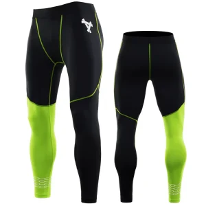 Custom Men’s Sports Exercise Tight Training Fitness Elastic Waist Mesh Splicing Quick Drying Sports Pants