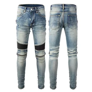 Custom Mens Stretch Joggers Jeans Men 3x Streetwear Pantallon Jeans Homme