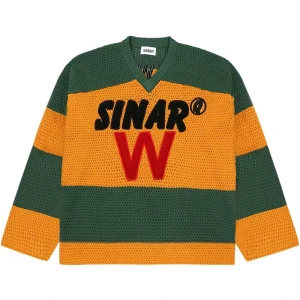 Custom Men’s Sweater Winter Embroidered Patches Jumper Casual Pullover Knitwear Knitted Jersey Crochet Hockey Sweater