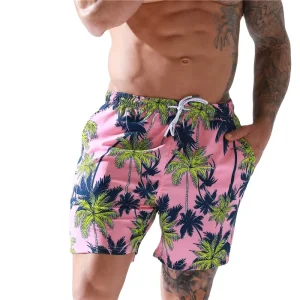 Custom Men’s Swimwear Quick Drying Board Beach Shorts Casual Anti Wrinkle Sublimation Print