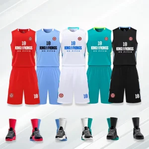 Custom Men’s Training Basketball Sportswear Breathable Basketball Suit Quick Dry Basketball Jersey