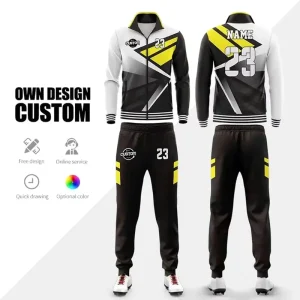 Custom Men’s Training Wear Jogging Suits Winter Casual Full Zipper Sportswear Two Piece Set Tracksuits for Men