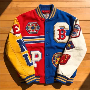 Custom Men’s Varsity Jacket High Quality Chenille Embroidery Patch Letter Logo Vintage Baseball Bomber Letterman Jacket
