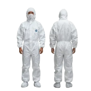 Custom Men’s Work Clothes Disposable Mechanic Coverall Overalls Workwear Water proof ‘suit shaped’ PP & HPPE Material