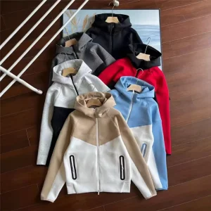 Custom NLOGO Collaboration Men’s and Women’s Sportswear & Casual Pants Spring and Autumn Printed Hooded Knitted Collection