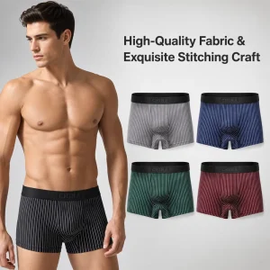 Custom OEM & ODM Factory Mens Knitted Boxer Briefs Underwear Label Design Sample Develop Team One Stop Service Manufacturer Bulk