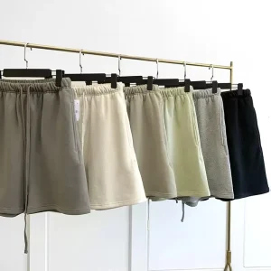 Custom OEM ODM Men’s Quick Dry Casual Shorts Pockets High Street Ribbon Recreational Sports Track Shorts Brand Design