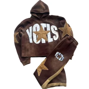 Custom OEM ODM Men’s Winter Tracksuits Logo Pullover Sweatshirt Set Tracksuit for Men