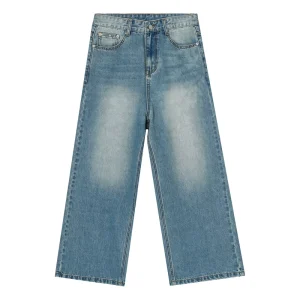Custom Oversized High Quality Hip Hop Baggy Men’s Jeans Trouser Pants for Men