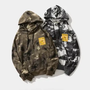 Custom Plain Pullover Camouflage Hoodie