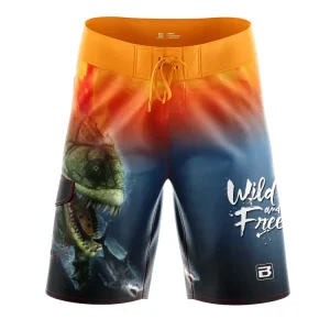 Custom Plus Size Men’s Board Shorts Sublimation Printed Stretch Beach Swimwear