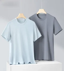 Custom Print Logo 240G 100% Supima Cotton Regular Fit Pima Cotton T shirt for Men Anti wrinkle Thickened Base Unisex T shirt