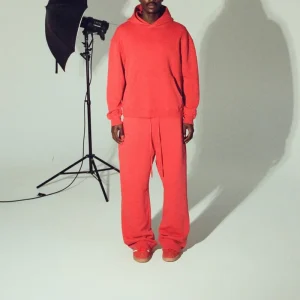 Custom Print Logo Colors Plus Size Men’s Sweatpants and Hoodie Set Blank Men’s Hoodies Sets