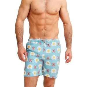 Custom Print Quick Dry Men’s Swim Shorts Elastic Waist Board Shorts Beach Surf Swimwear