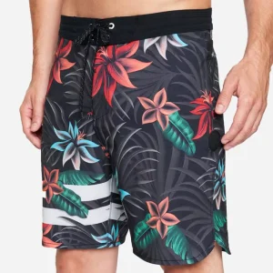 Custom Print Swim Shorts Polyester Men’s Beach Sports Shorts Quick Dry OEM Service MOQ 100pcs