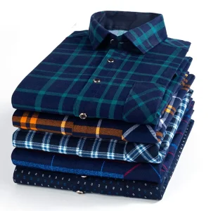 Custom Private Label Men’s 100% Cotton Fabric Casual Business Shirt Slim Fit Long Sleeve Formal Dress Shirt for Men