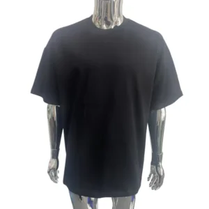 Custom Puff Screen Printing Logo Streetwear T-shirt Men’s Oversized Drop Shoulder Heavyweight Boxy Fit Blank T Shirt for Men