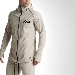 Custom Regular Fit Men’s Jogging Tracksuit Private Label 2 Piece Set Breathable Nylon Fabric Windbreaker Sportwear Track Suits