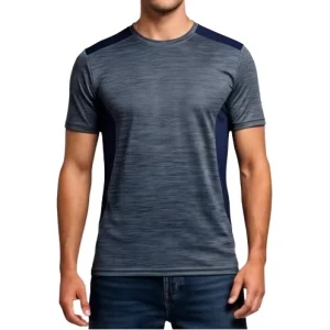 Custom Regular Fit Men’s Workout T Shirt O Neck Short Sleeve Silk Screen Printed Blank Knitted Fabric Breathable Eco Friendly
