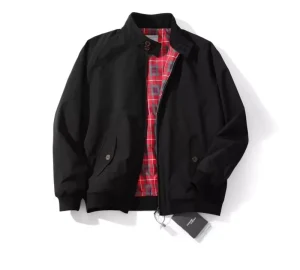 Custom Retro Mod Men’s Casual Bomber Jacket 100% Polyester Breathable Eco-Friendly Water Resistant Outdoor Golf Jacket Set