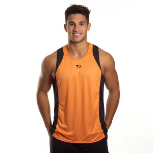 Custom Running Vest 100% Polyester Mesh Seamless Fit Marathon Run Singlet Sport Tank Tops For Men