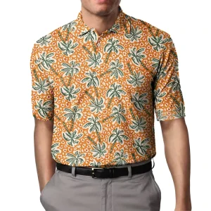 Custom Sports Golf Polo Men’s Golf Polo Full Printing Sublimation Polyester Spandex Performance Golf Shirts Men Polo Shirts