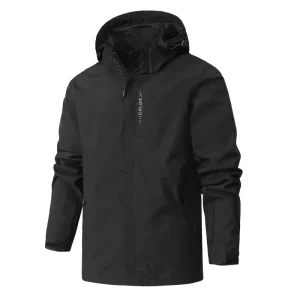 Custom Sports Jacket logo Outdoor Zipper 100% Polyester Men Jacket
